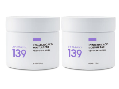 JHP 139 히알루로닉 애씨드 수분패드 80매입 2개 (160매)