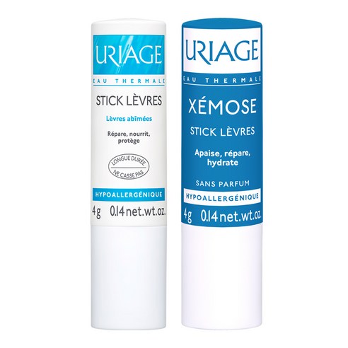 유리아쥬 스틱레브르 오리지널 립밤 4g + 제모스 스틱레브르 무향 립밤 4g 듀오, 립밤 오리지널 + ..., 1세트