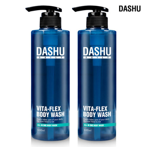 다슈 데일리 비타플렉스 올인원 바디워시 500ml 2개